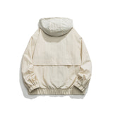 Unisex Jacket Autumn Hooded Women's Clothing with Pockets Shell Jacket