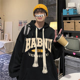 Men Hoodie Hooded Sweater Men's Hong Kong Style Coat Autumn and Winter