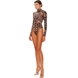 Women Jumpsuit Printed Long-Sleeved Jumpsuit Top for Women