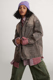 Unisex Jacket Autumn Washed Do the Old Cowboy Coat