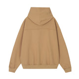 Men Hoodie Turtleneck Hooded Sweatshirt Mechanical Style Loose Zip Leisure Pullover Hoodie Coat