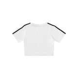 Women T-shirt Printed Short T-shirt Girls Summer round Neck Multicolor