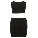 Women Co-Ord Set Autumn Women Top High Waist Hip-Wrapped Skirt Suit