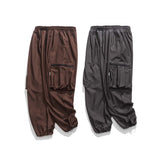 Unisex Pants Autumn Zipper Pocket Overalls