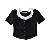 Women T-Shirt Summer Short Sleeve round Neck Women's T-shirt