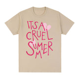 Taylor CRUEL SUMMER Vintage T-shirt Cotton Men T shirt