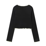 Women Long Sleeve T-Shirt Long Sleeve T-shirt Girls' Spring and Autumn Casual Top