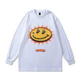 Men Long Sleeve Shirt Spring and Autumn Anime Print Bottoming Long Sleeve T-shirt Men and Women Couple