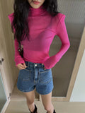 Women Long Sleeve Slim Bottoming Shirt