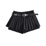 Women's Skirt Pleated Pantskirt Short Skirt Women's Summer Ins Casual Skirt