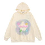 Men Hoodie Printed Sweater Men Vibe Loose Long-Sleeve Hooded Pullover
