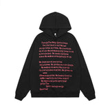 Men Hoodie Letter Printed Hoodie Men's Loose Casual