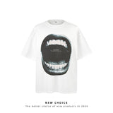 American vintage street T-shirt retro men loose summer