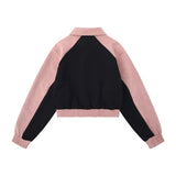 Women Hoodie Patchwork Sweater Women's Autumn Leisure Long-Sleeve Zipper