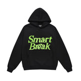 Men Fleece Lined Hoodie Autumn and Winter Embroidery Letter Hooded Sweater Men Oversize Loose Casual