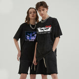 Graphic Vintage Cotton Tee for Men Women Summer Casual