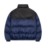 Men Cotton Padded Jacket Coat Vintage Stand-up Collar Cotton-Padded Clothes Ins Casual Winter Loose and Warm Bread Coat