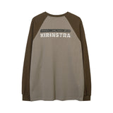 Men Long Sleeve Shirt Long Sleeve T-shirt Men's and Women's Loose Retro Top Sweater Couple Wear