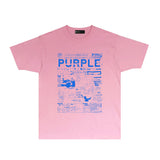 Purple Brand T Shirt Short Sleeve T-shirt Blouse
