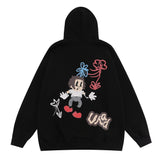 Men Hoodie Fun Cartoon Printed Hoodie