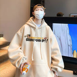 Men Hoodie Hiphop Fashion Brand High Street Sweater Men's Spring and Autumn Loose Hooded
