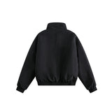 Unisex Jacket Women's Winter Red Plaid Stand Collar Two-Sided Clothing