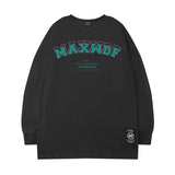 Men's Long Sleeve Shirt Letter Printed Long Sleeve T-shirt Men's Loose Ins Casual Top