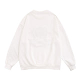 Men Hoodie round Neck Sweater Men's Loose Casual Long Sleeves Pullover Sports