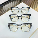 CHH Chrome Hearts Glasses 925 Sterling Silver Eyebrow Frame Side Hollow Structure Glasses Frame