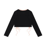 Women Long Sleeve T-Shirt Printed Short-Sleeved T-shirt Women's Spring and Autumn Casual