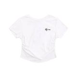 Women T-shirt Short T-shirt for Women Summer Printed Short-Sleeved Top