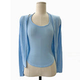 Women Long Sleeve Shirt Camisole Women's Long Sleeve Cardigan Jacket