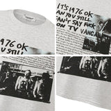 American vintage street T-shirt retro men's summer loose casual half-sleeved shirt