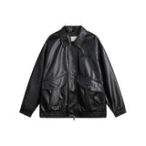 Unisex Sweater Autumn Leather Coat Jacket