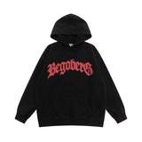 Men Hoodie Printed Hoodie Washed Autumn Long Sleeve Loose