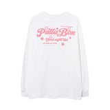 Men Long Sleeve Shirt Puff Print Couple Long Sleeve T-shirt Loose Men and Women
