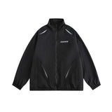 Unisex Jacket Fall Split Zipper Shell Jacket