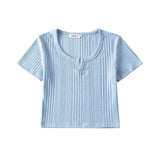 Women T-Shirt Knitwear Women's Summer Loose Short Sleeves T-shirt
