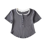 Women T-Shirt Summer Short Sleeve round Neck Women's T-shirt Top