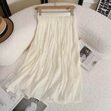 Women Skirt Women's Spring Summer Midi Dress A- line Skirt