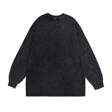 Men Long Sleeve Shirt Vintage Graffiti Long Sleeve Vintage Bottoming T-shirt for Men and Women