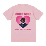 Chief Keef T Shirt Rapper Chef Keef für Präsident Drucken T-Shirt