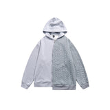 Unisex Hoodie Men's Women's Hoodie Casual Sweatshirt Patchwork Knitting Spring and Autumn