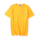 Bathing Ape T Shirt Cartoon Round Neck Summer Printed Large Size Short Sleeve Casual