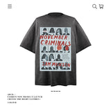 American vintage street T-shirt pure cotton men and women loose
