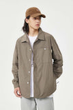 Unisex Jacket Autumn Side Pocket Plaid Shirt Women's Clothing