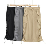 Women Skirt Women's Summer Retro Long Skirt