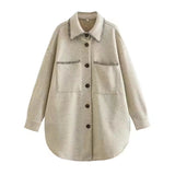 Women T-Shirt Autumn and Winter Women's Fashion Loose Shirt