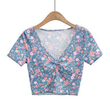 Women T-shirt Summer Short-Sleeved Top Short T-shirt