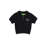 Women Sweater Short-Sleeved Sweater for Women Summer Casual Polo Collar Short